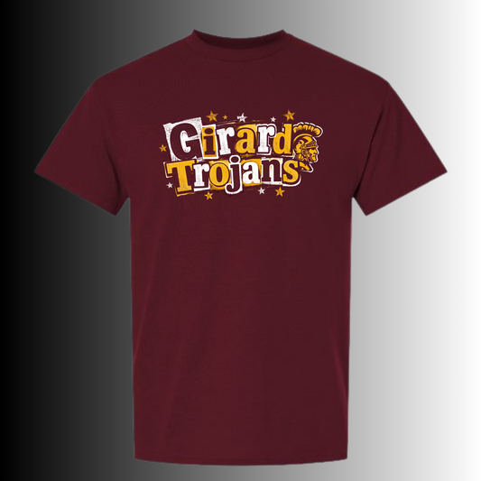 Girard Trojans | Retro Starburst Spirit Wear