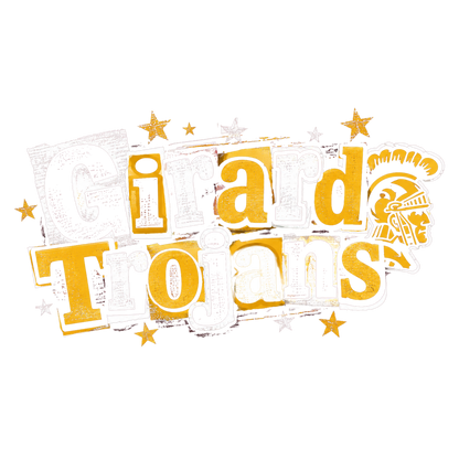 Girard Trojans | Retro Starburst Spirit Wear