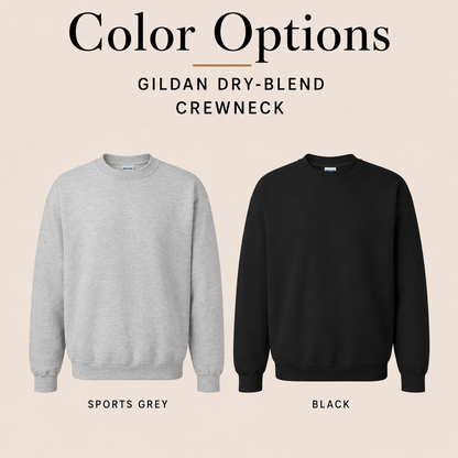 Frontenac Raiders | Gildan/Comfort Colors: Distressed Script F Crewneck