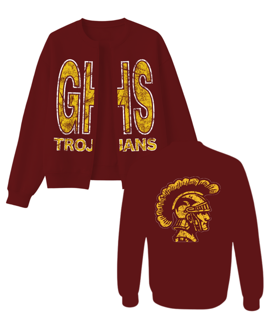 Gildan Split Crewneck- Adult