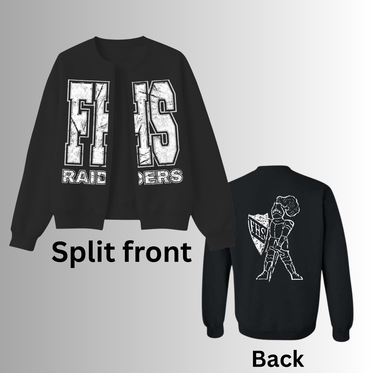 Frontenac Raiders | Gildan/Comfort Colors Split Cut Crewneck