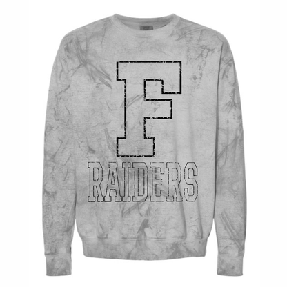 Frontenac Raiders | Gildan/Comfort Colors: Oversize F Crewneck