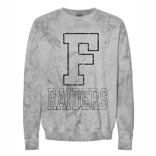 Frontenac Raiders | Gildan/Comfort Colors: Oversize F Crewneck