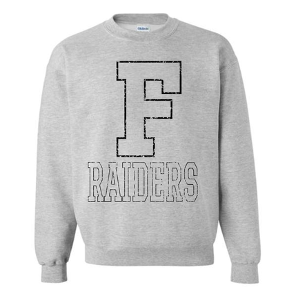 Frontenac Raiders | Gildan/Comfort Colors: Oversize F Crewneck