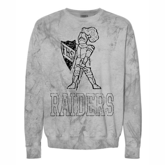 Frontenac Raiders | Gildan/Comfort Colors: Distressed Varsity Crewneck