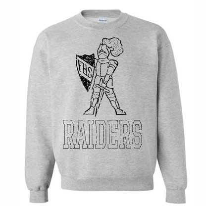 Frontenac Raiders | Gildan/Comfort Colors: Distressed Varsity Crewneck